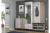 Прихожая Либерти белый/дуб каньон/профиль Masa Decor белый